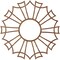 Ekena Millwork Augustus Wood Fretwork Pierced Ceiling Medallion, Walnut, 30"OD x 10 1/2"ID x 1/4"T CMWP30X30X0250AUWA - alternate 2